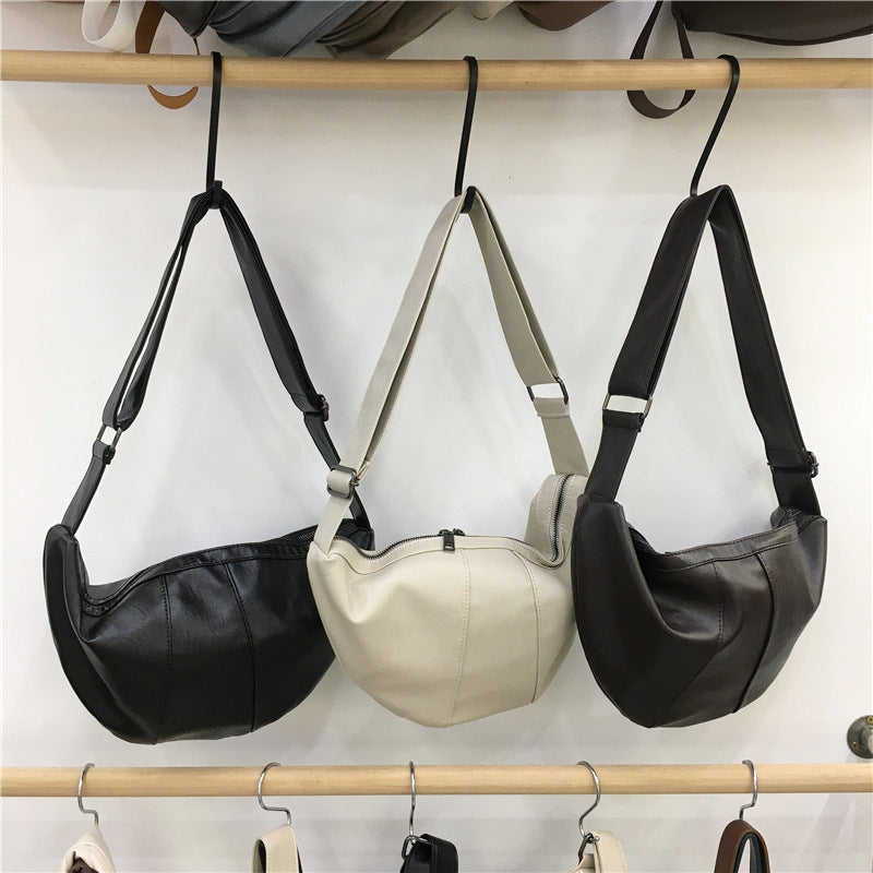 Women's Fashion Design Large Capacity Dumpling Soft Bags