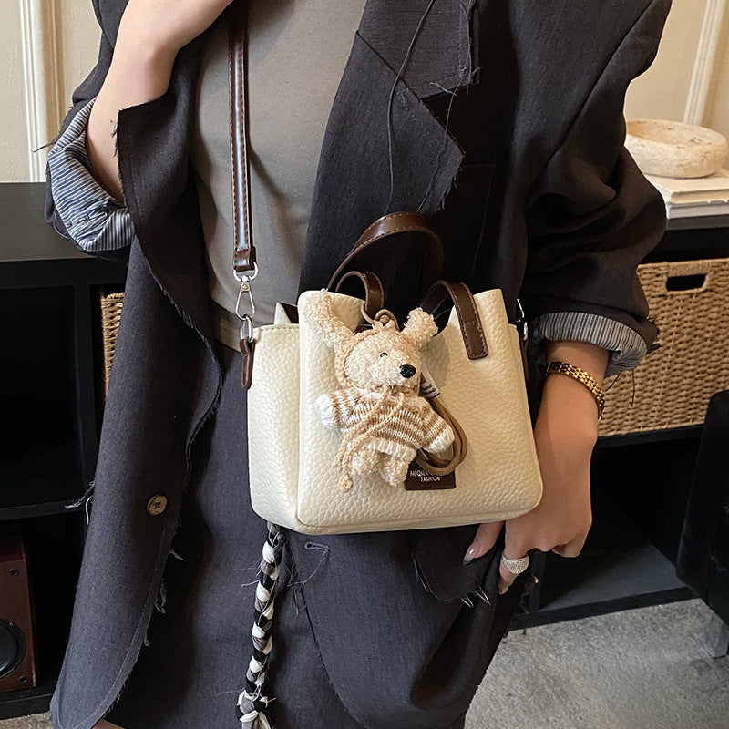 Women's Simple Contrast Color Fashion Trend Large Women's Shoulder Bag