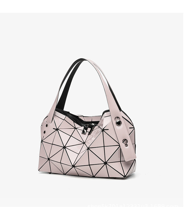 Women's Geometric Rhombus Fashion Simple Commute Niche Shoulder Bags