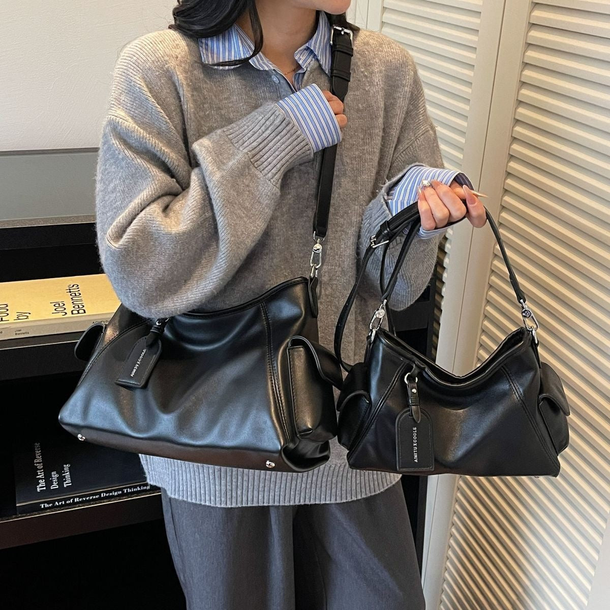 Women's Minority Simple Korean Texture Commuter One Women's Shoulder Bag