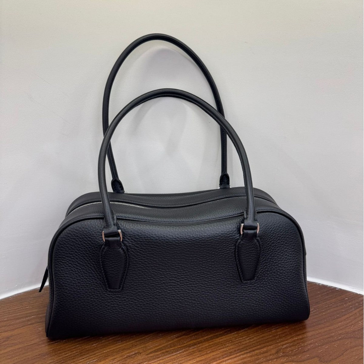 Women's Bowling Minimalist High Sense Top Layer Cowhide Fashion Women's Shoulder Bag