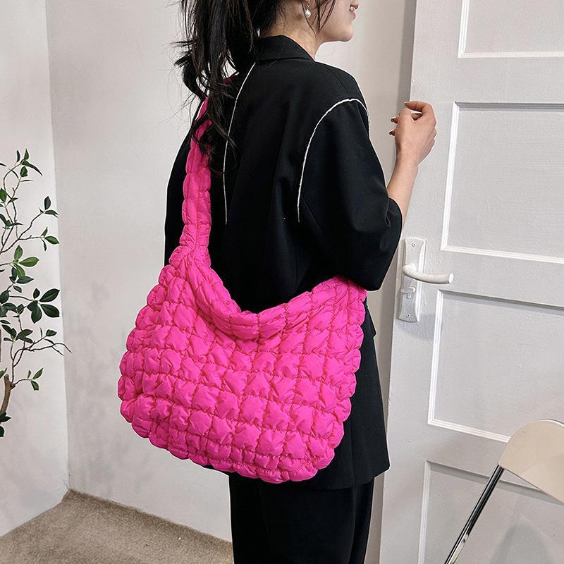 Women's Portable Dumpling Large Capacity Down Cotton Women's Shoulder Bag