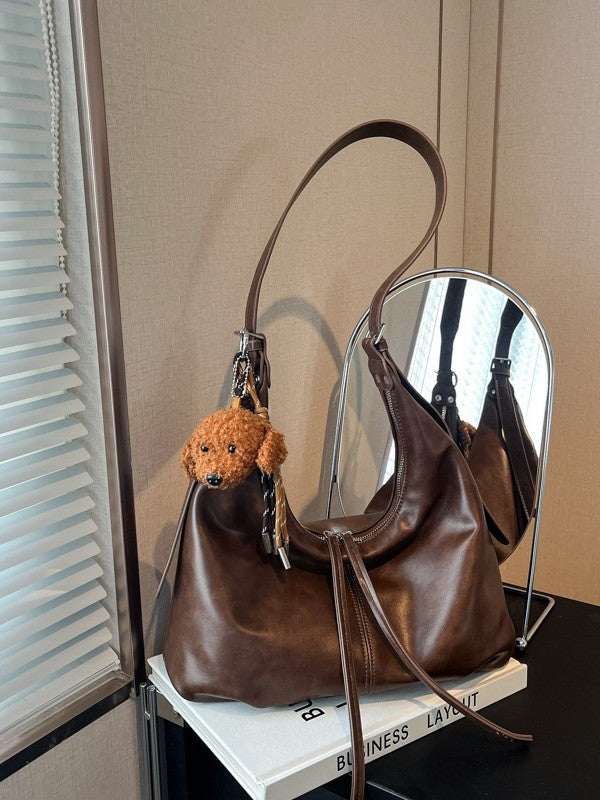 Cool Women's Retro Large Capacity Underarm Women's Shoulder Bag