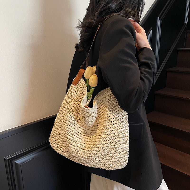 Summer Weaving Straw Woven Female Super Hot Women's Shoulder Bag