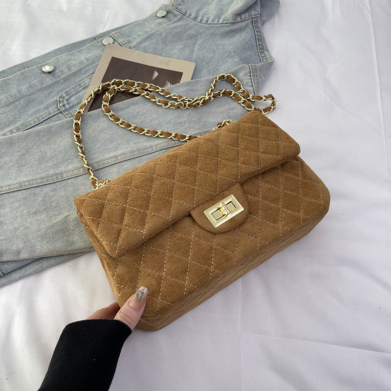 Fashion Large Capacity Chain Rhombus High Bags