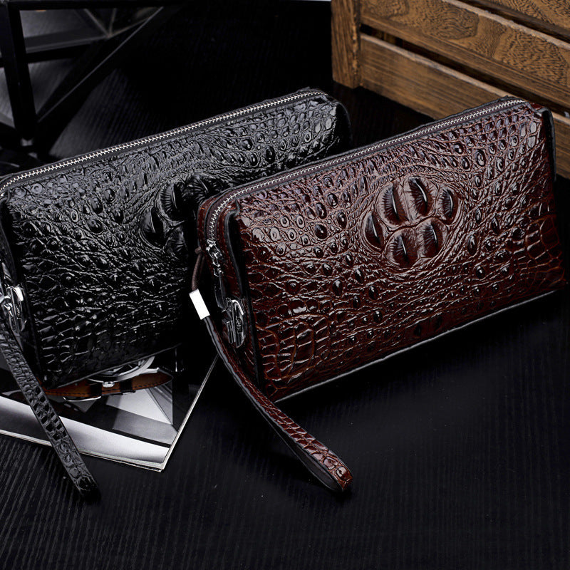 Innovative Men's Crocodile Pattern Business Lightweight Men's Clutch