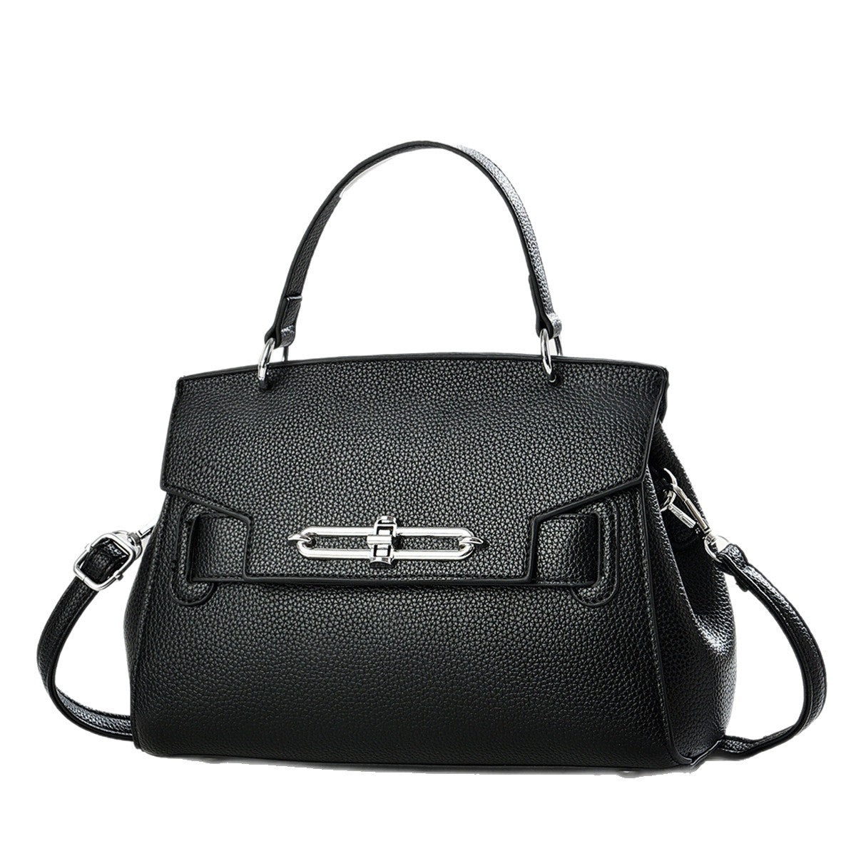 Women's One Fashion Portable Soft Leather Commuter Bucket Bags