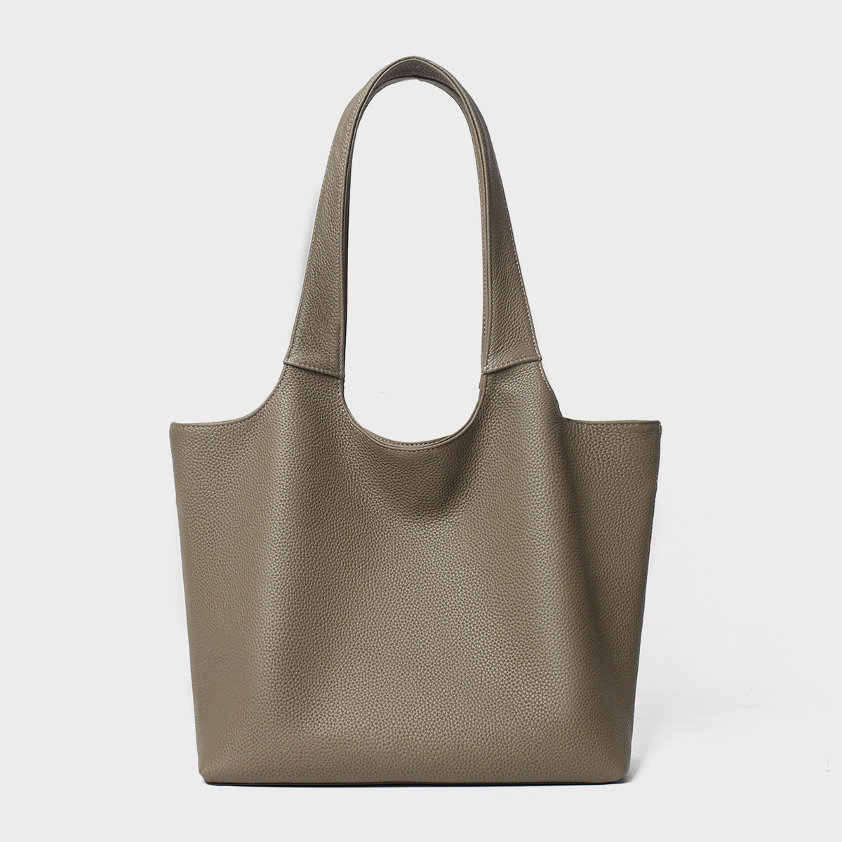Women's Fashion Large Capacity Commuter High Sense Underarm Top Layer Cowhide Women's Shoulder Bag