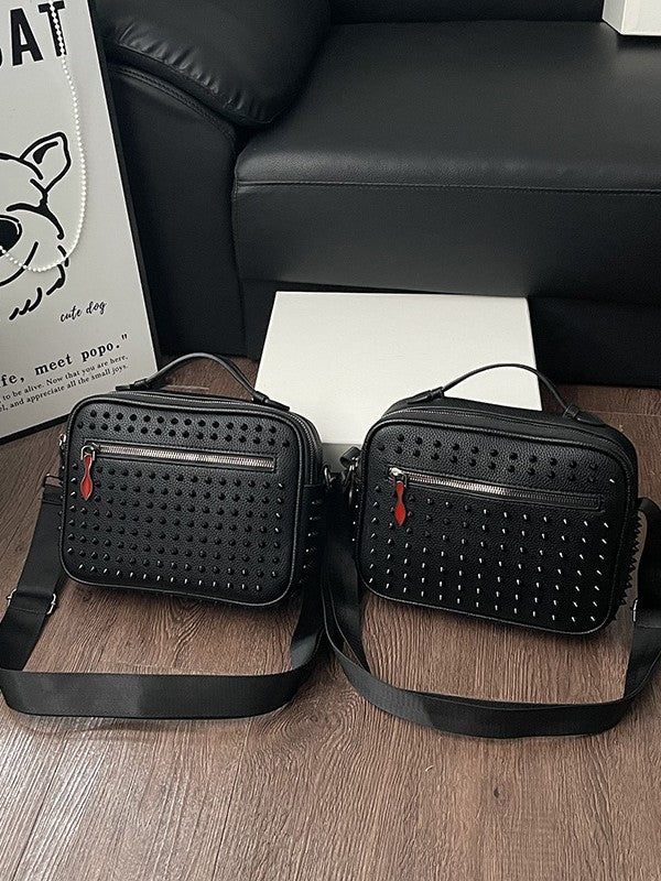 Cool Rivet Summer Male Female Personality Bags
