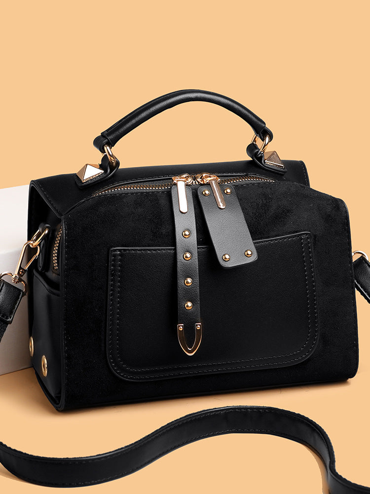 Women's Fashion High-grade Portable Boston Pillow Women's Handbag