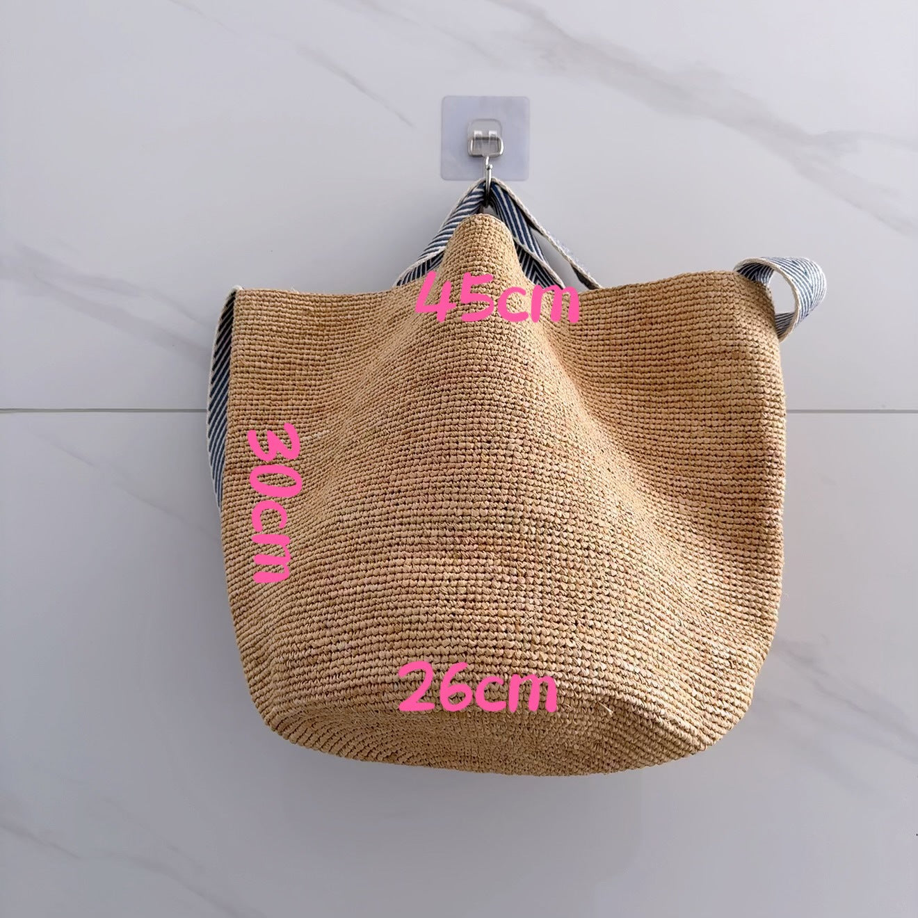 Women's Raffia Woven Summer Seaside Holiday Solid Women's Messenger Bag