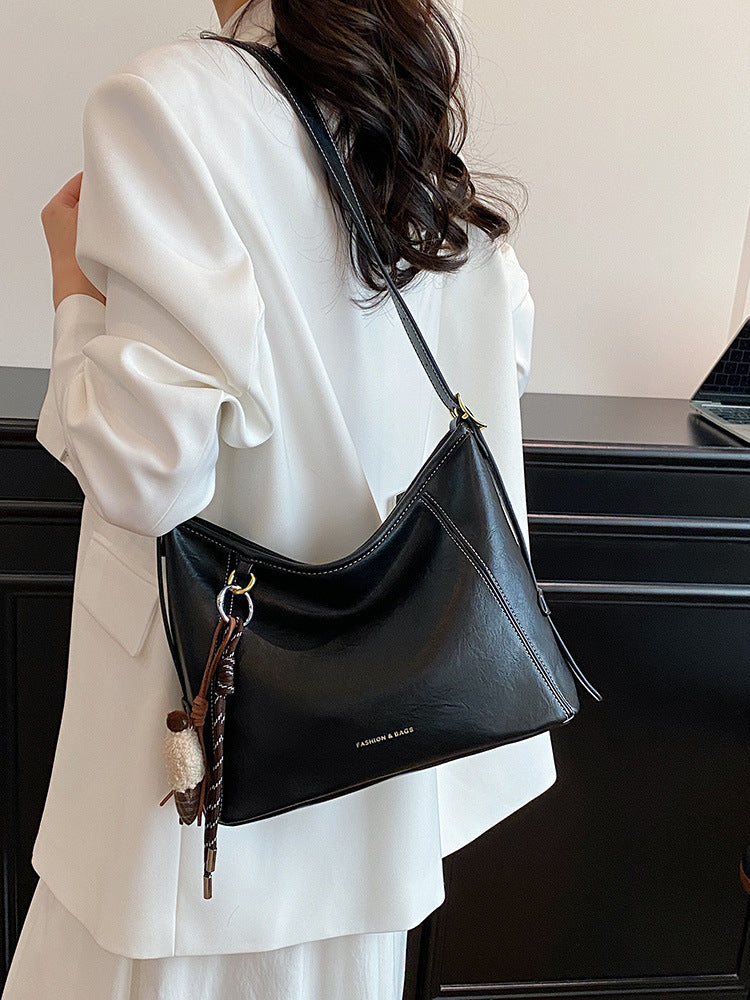 Women's Retro Lazy Style High-grade Simple Trendy Women's Messenger Bag