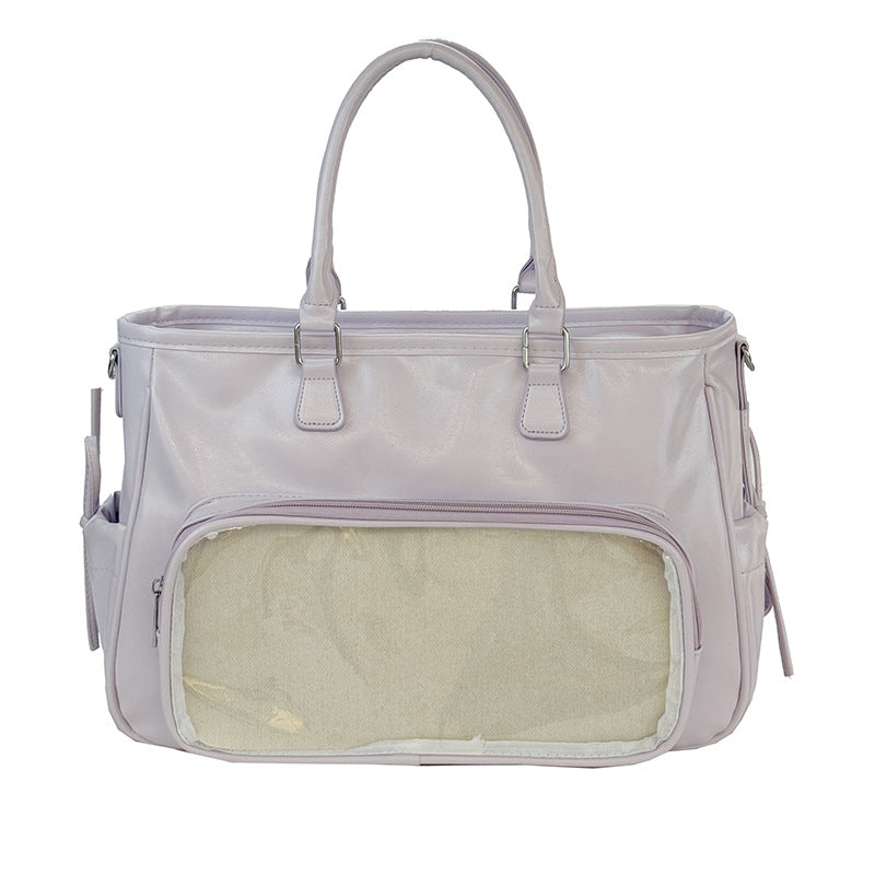 Collection Lamp Large Capacity Cartoon Commuter Women's Shoulder Bag