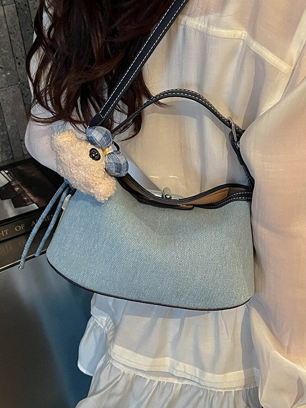 Women's Retro Minority Textured Carrying Suede Simple Women's Messenger Bag