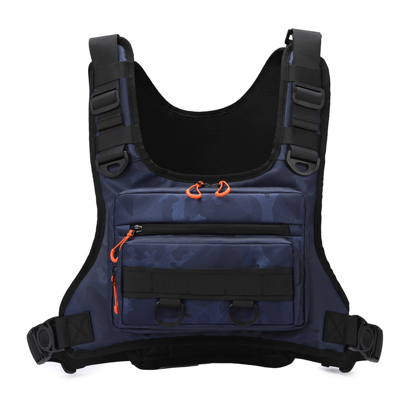 Attractive Men's Tactics Vest Riding Running Sports Satchel, Hanging Bag
