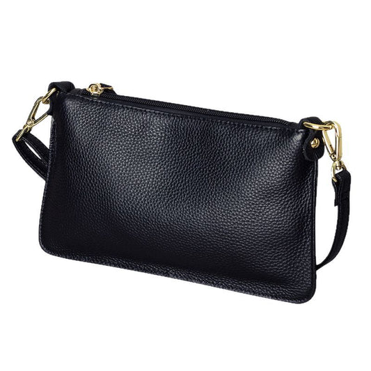 Women's First Layer Cowhide Hand Holding Envelope Clutch Trendy Women's Leather Bag