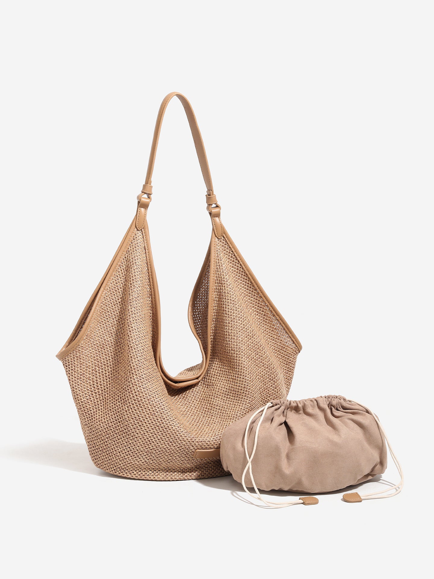Idle Style Straw Large Capacity Female Vacation Seaside Beach Tote Bag