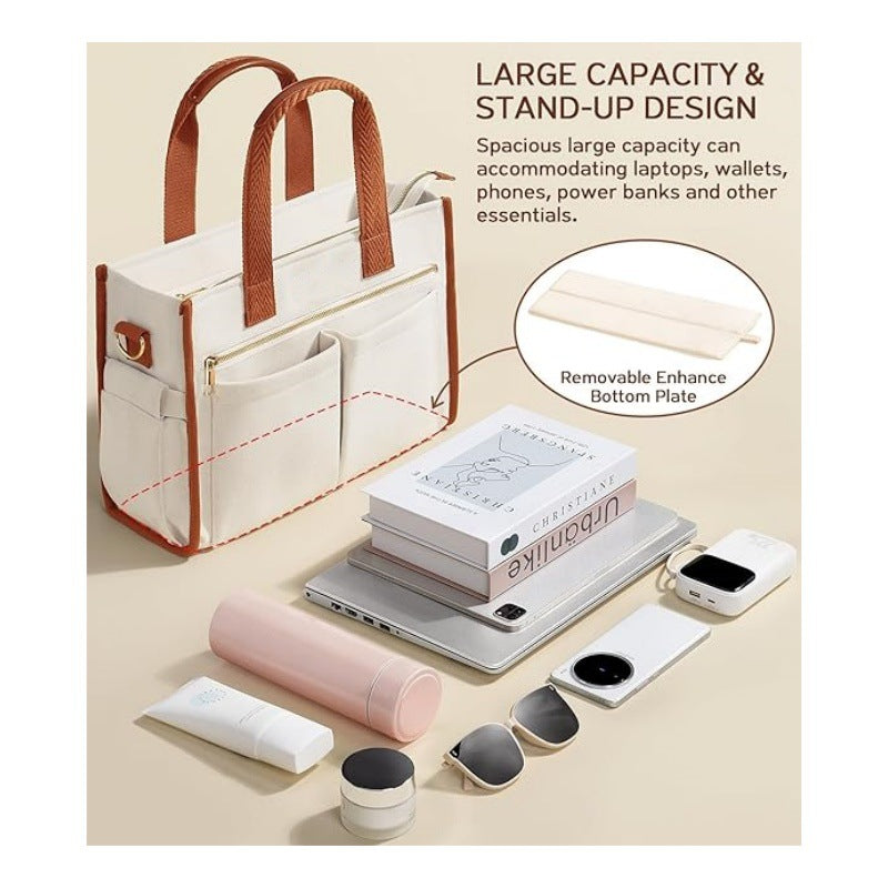 Women's Canvas Large Suitable For Teachers Work Women's Handbag