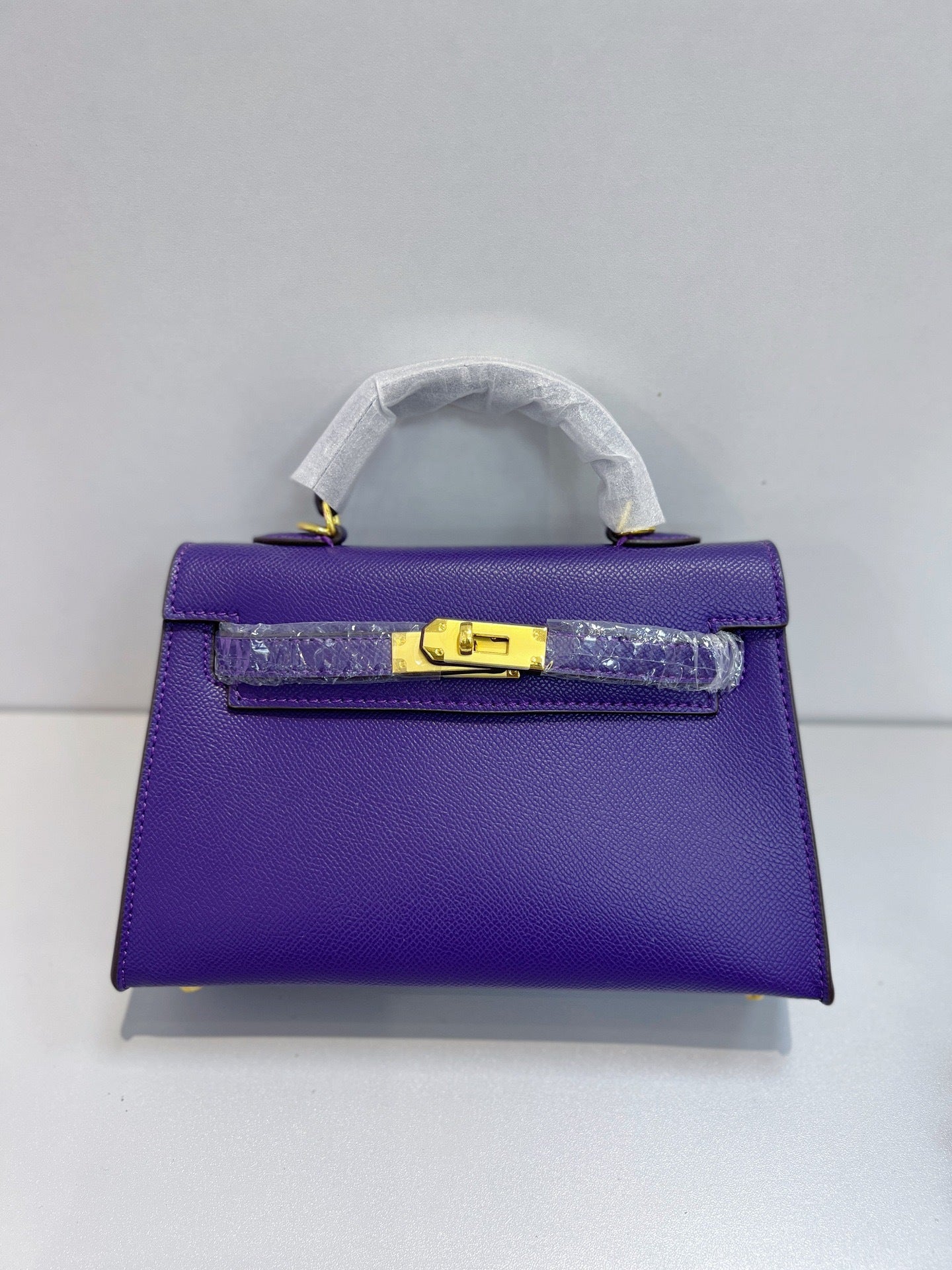 Women's Kelly Genuine Leather Palm Print High-grade Women's Handbag
