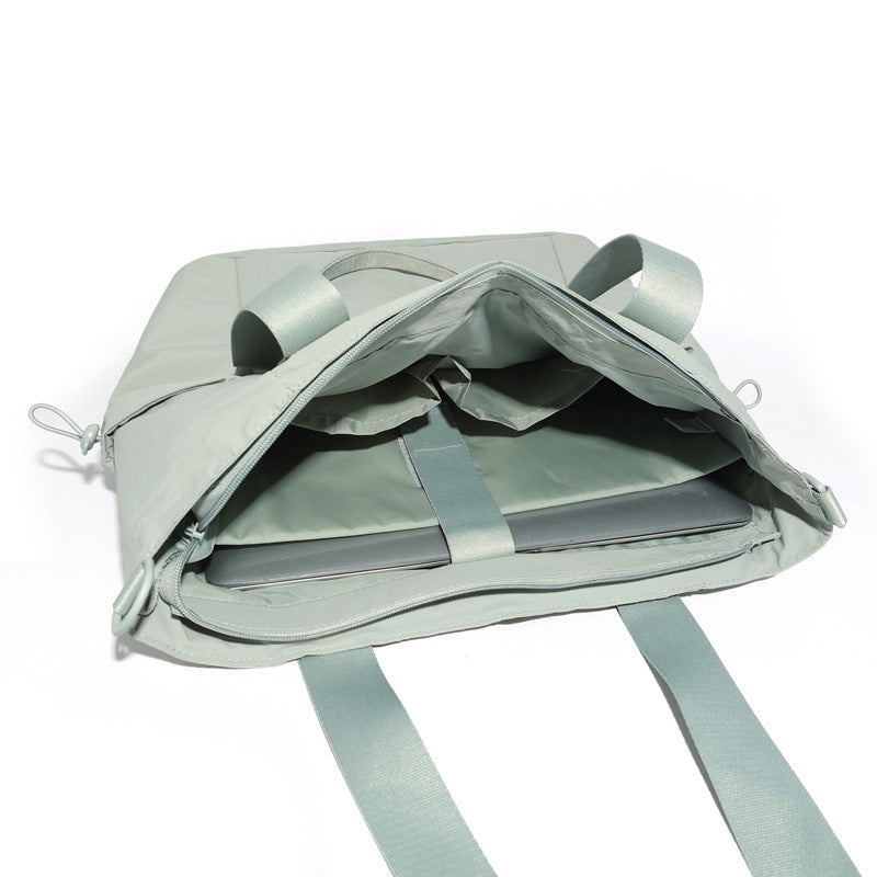 Women's Commuter Simple Waterproof Large Capacity Solid Bags