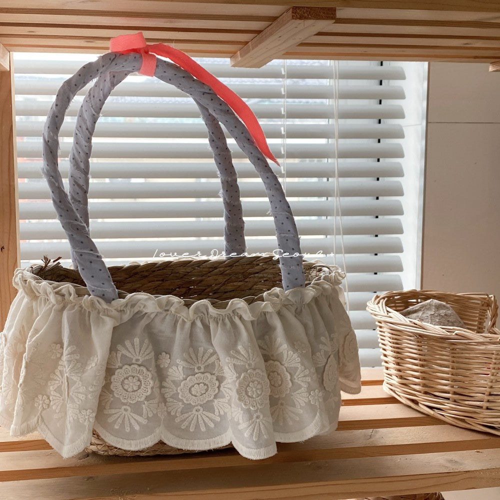 Women's Straw Woven Edge Vacation Beach Summer Women's Handbag