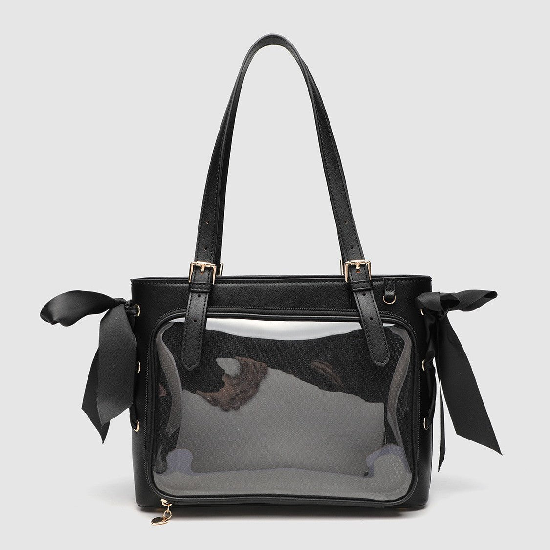 Female Minority Ballet Wind Pain Fresh Bow Ribbon Large Capacity Bags
