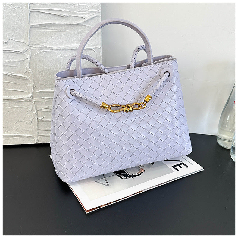 Women's Texture Plaid Noble Fashion Temperament Beautiful Niche Women's Messenger Bag