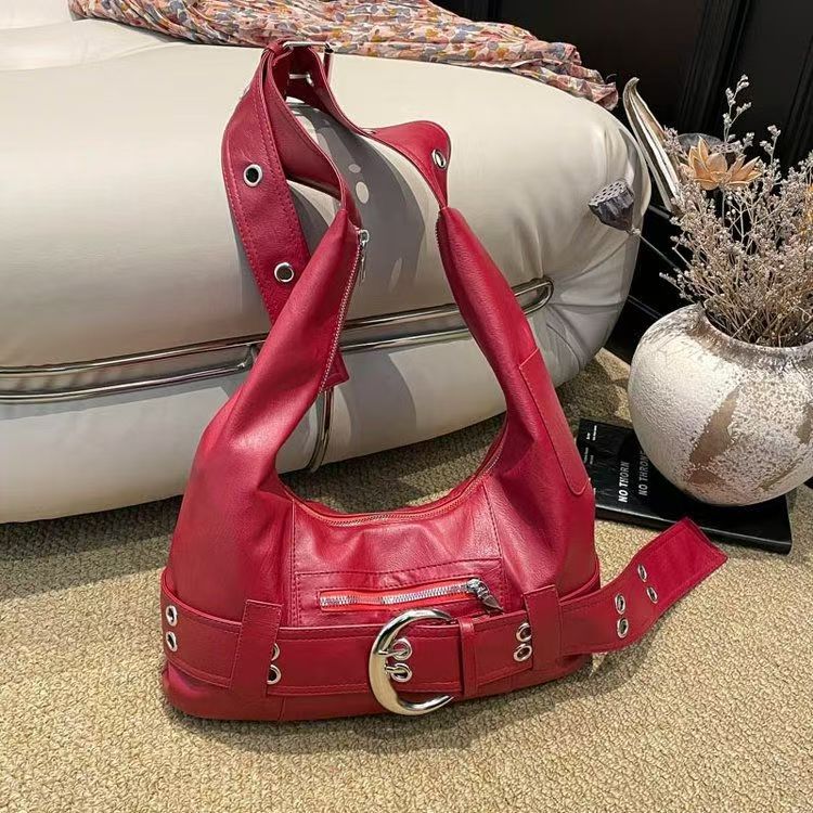 Women's Hot Style Underarm Retro Large Capacity Bags