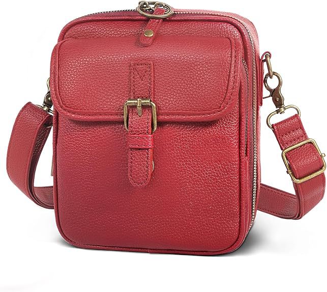 Beautiful Durable Leather Retro Clutch Mobile Women's Shoulder Bag