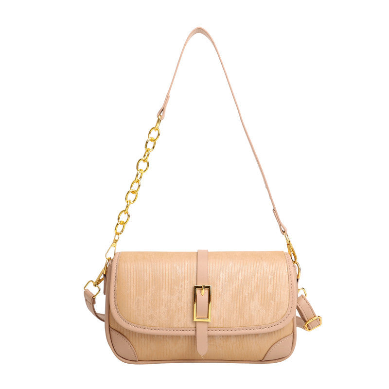 Women's Fashion Stitching Spring Simple Popular Temperament Women's Shoulder Bag