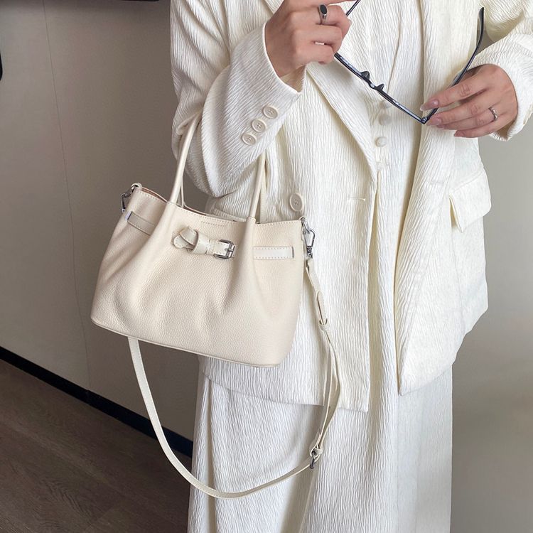 Women's High-grade Genuine Leather Dumpling Portable Vegetable Women's Shoulder Bag