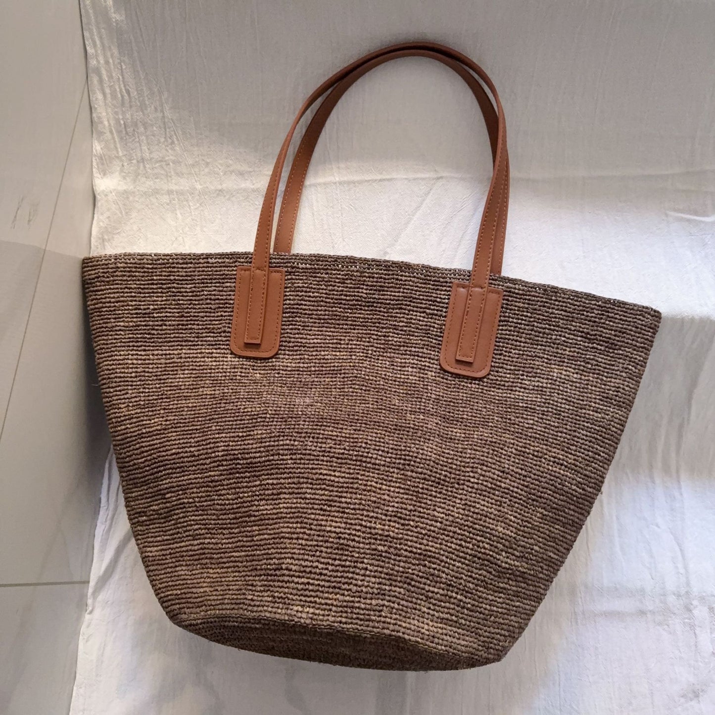 Women's Raffia Woven Straw Summer Commuter Large Capacity Versatile Stylish Bags