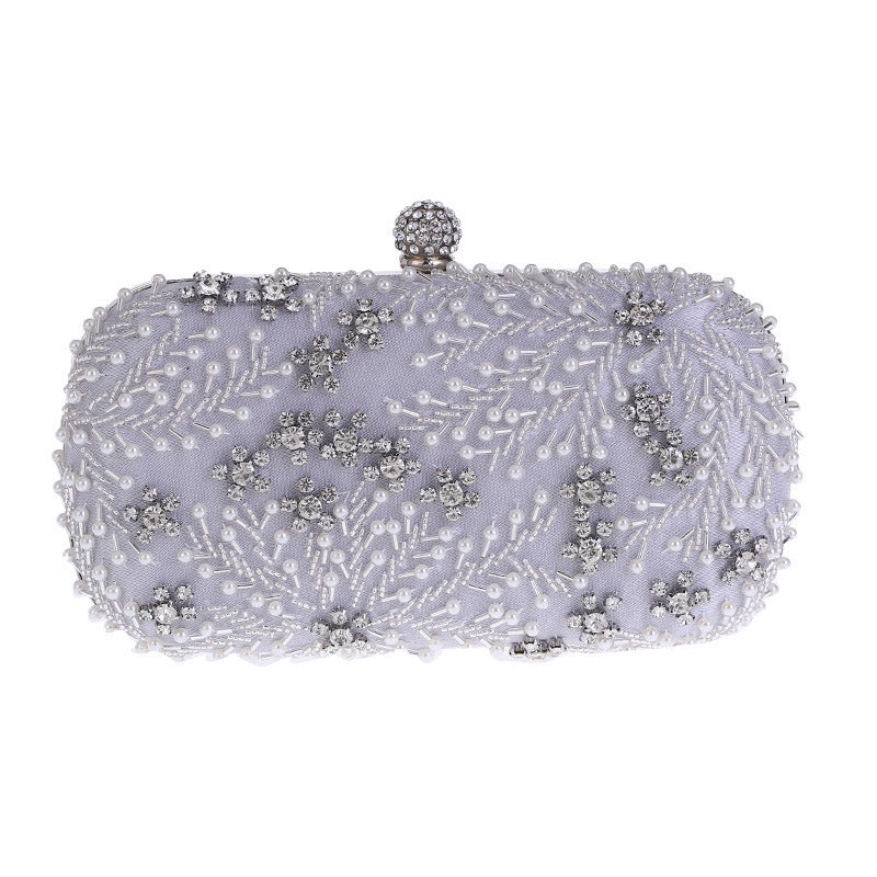 Women's Embroidered Rhinestone Party Dress Garment Banquet Beaded Dinner Bag