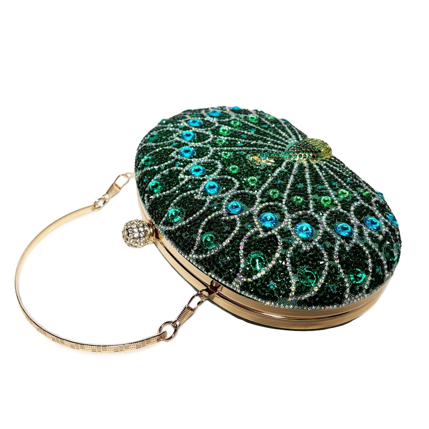Peacock Diamond Retro Exotic Style Dinner Bags