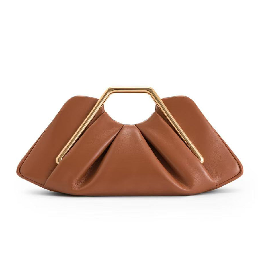 Women's Soft Leather Niche Cloud Party Senior Bags