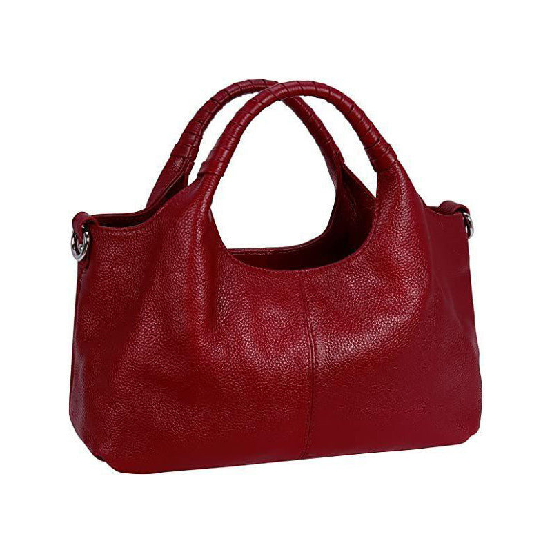Women's Fashion Large Capacity Soft Leather Trendy Women's Messenger Bag