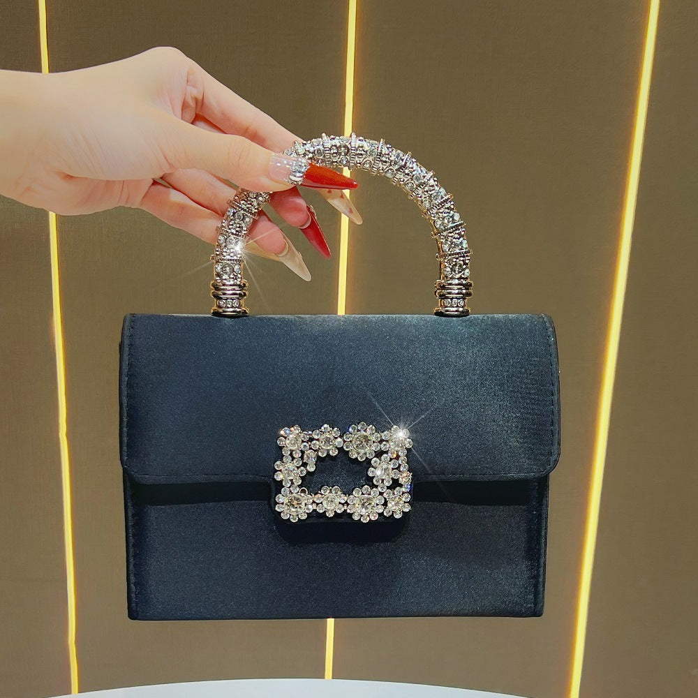 Women's Niche Diamonds Style High-grade Silk Light Handbags
