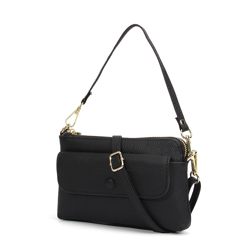 Women's Cell Lightweight Summer First Layer Cattlehide Fashion Simple Women's Messenger Bag