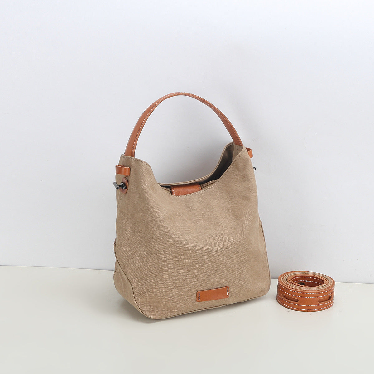 Women's Canvas Solid Color Fashion Leisure School Bags