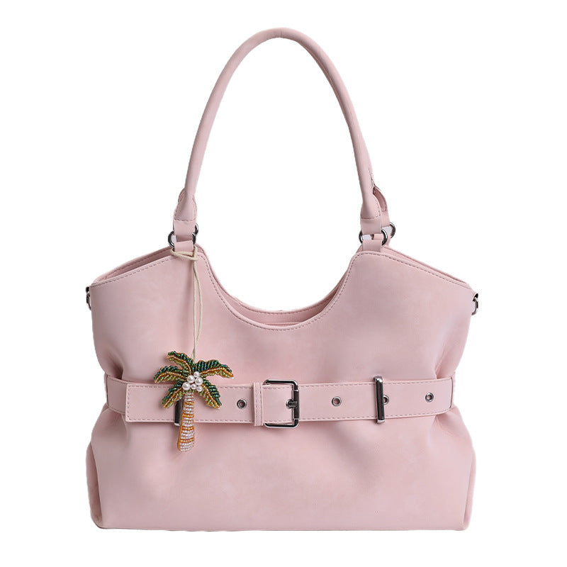 Women's Solid Color Simple Design Commuter Women's Messenger Bag