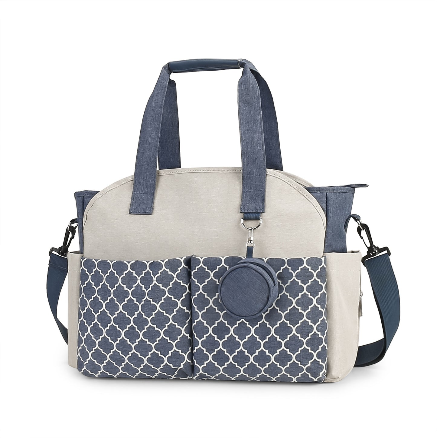 Waterproof Hard-wearing Printing Geometry With Pacifier Quick Hair Bags