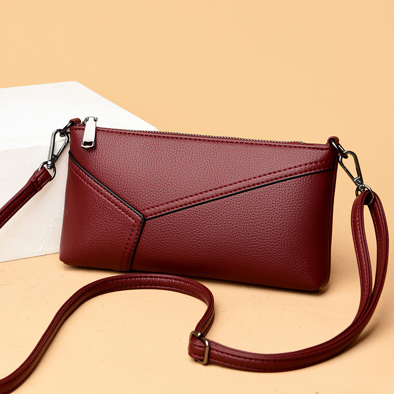 Women's Fashion Mom Mobile Clutch Simple Versatile Women's Messenger Bag