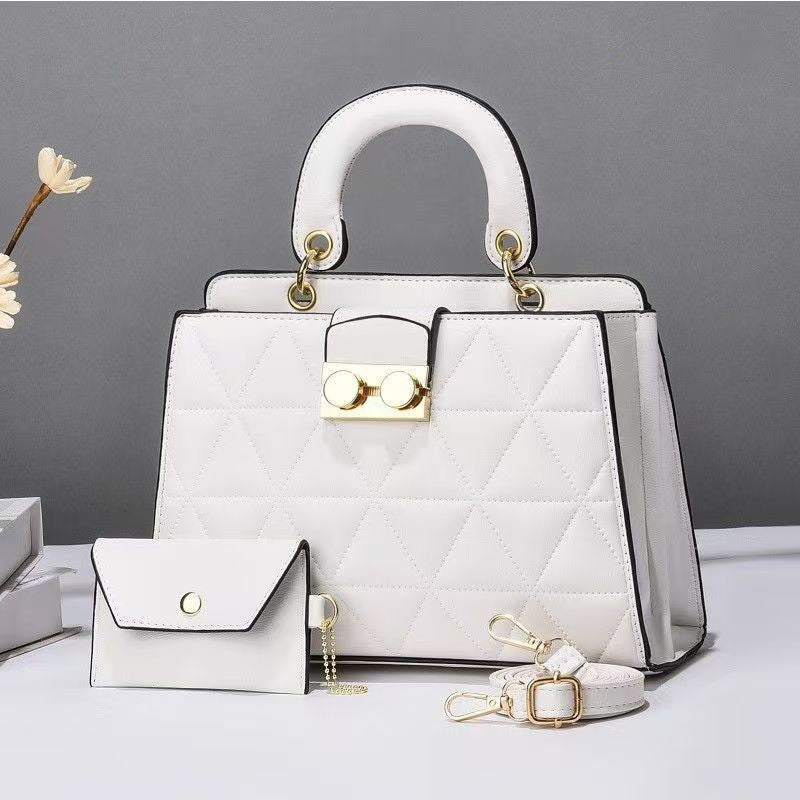 Attractive Women's Simple Fashion Mother Rhombic Women's Handbag