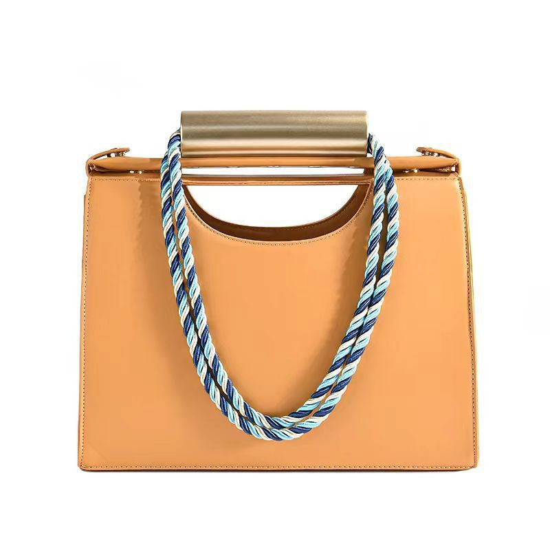 Women's Rope Tube About Large Capacity Totes Shoulder Bags