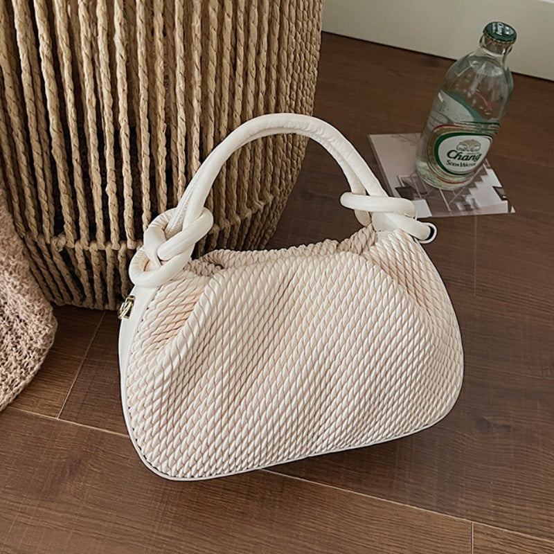 Women's Korean Style Niche Early Spring Simple Rhombus Small Square Bag