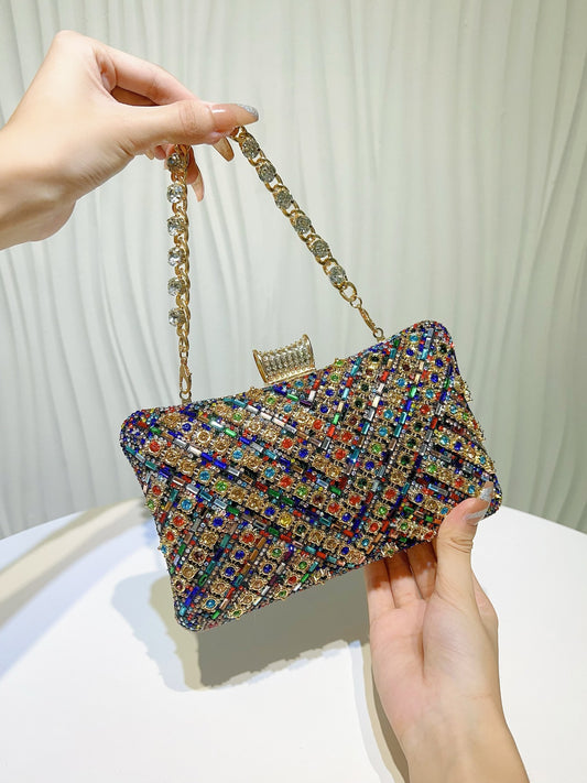 Rhinestone Party Fashion Exquisite Light Luxury Dinner Bag