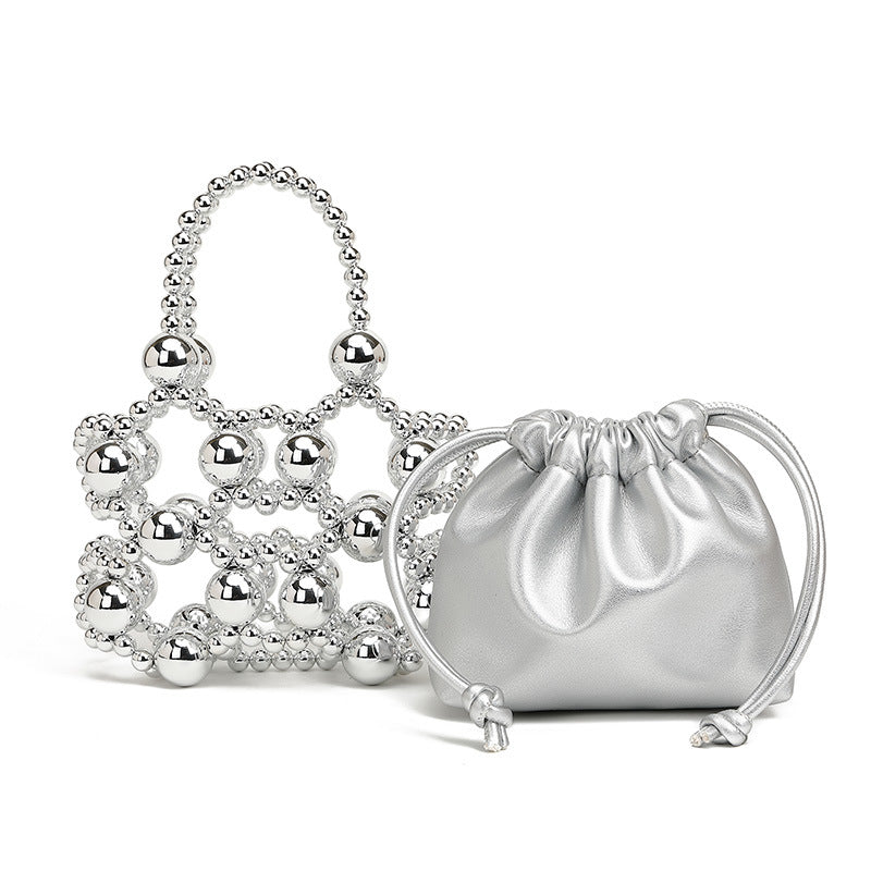 Women's High-grade Fashion Metal Beaded Summer Trendy Bags