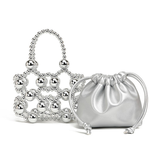 Women's High-grade Fashion Metal Beaded Summer Trendy Bags