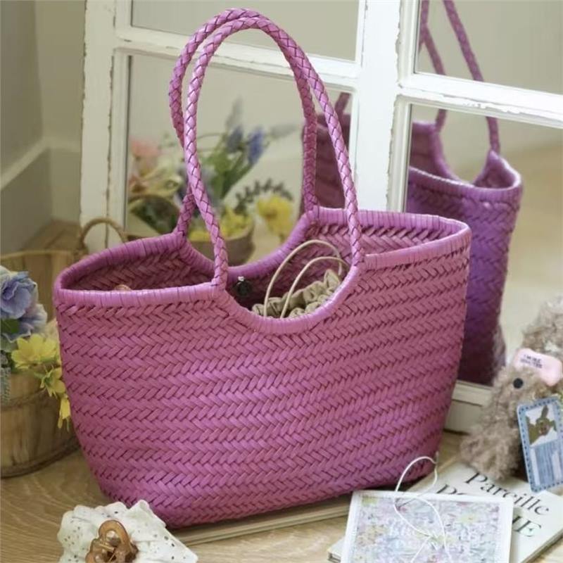 Vegetable Basket Large Capacity Leisure Beach Women's Shoulder Bag
