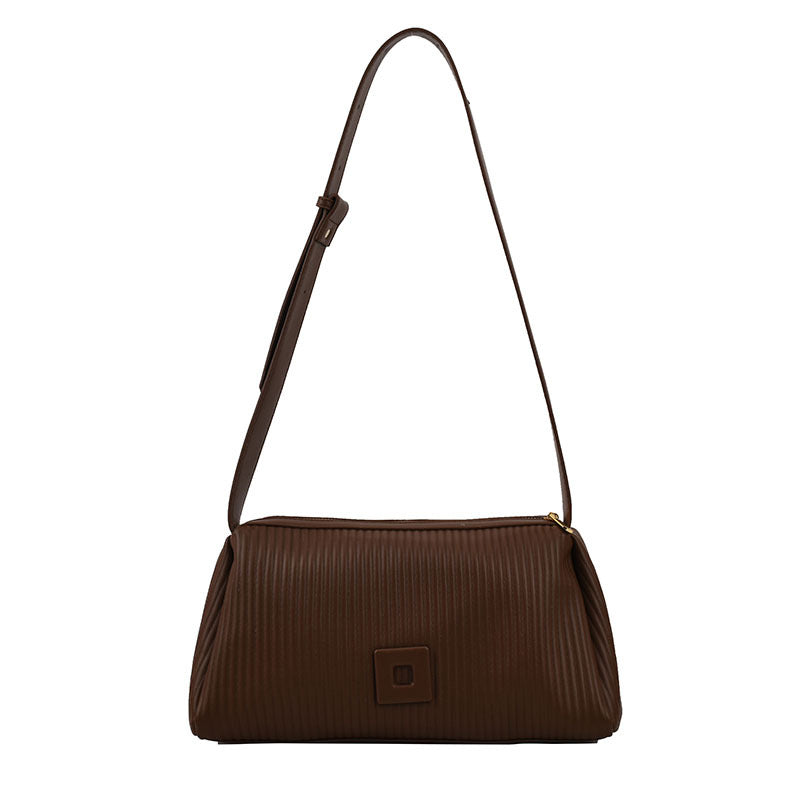 Women's Trendy Fashionable Striped Pleated Simple Graceful Bags
